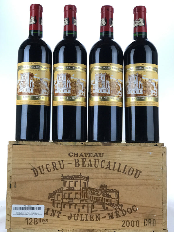 2000 Chateau Ducru-Beaucaillou, Saint-Julien, Case of 12 btls