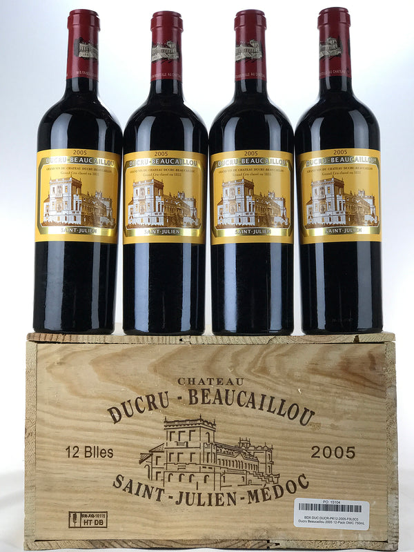 2005 Chateau Ducru-Beaucaillou, Saint-Julien, Case of 12 btls