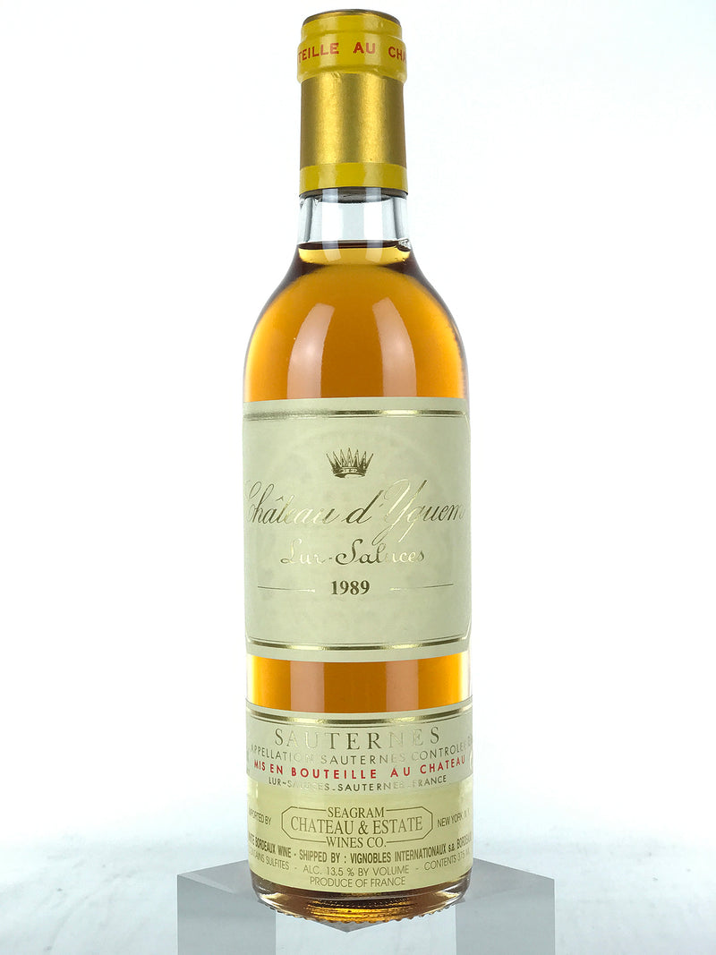 1989 Chateau d'Yquem, Sauternes, Half Bottle (375ml)