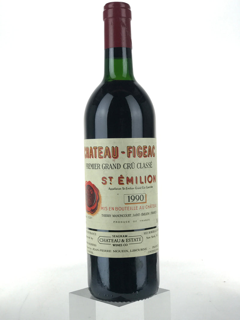 1990 Chateau Figeac, Saint-Emilion Grand Cru, Bottle (750ml) [Top Shoulder]