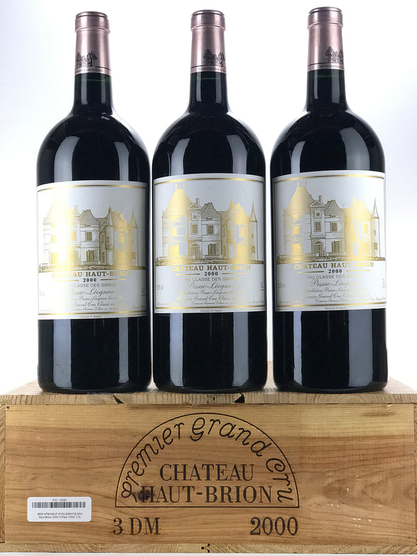 2000 Chateau Haut-Brion, Pessac-Leognan, Case of 3 D/Magnum