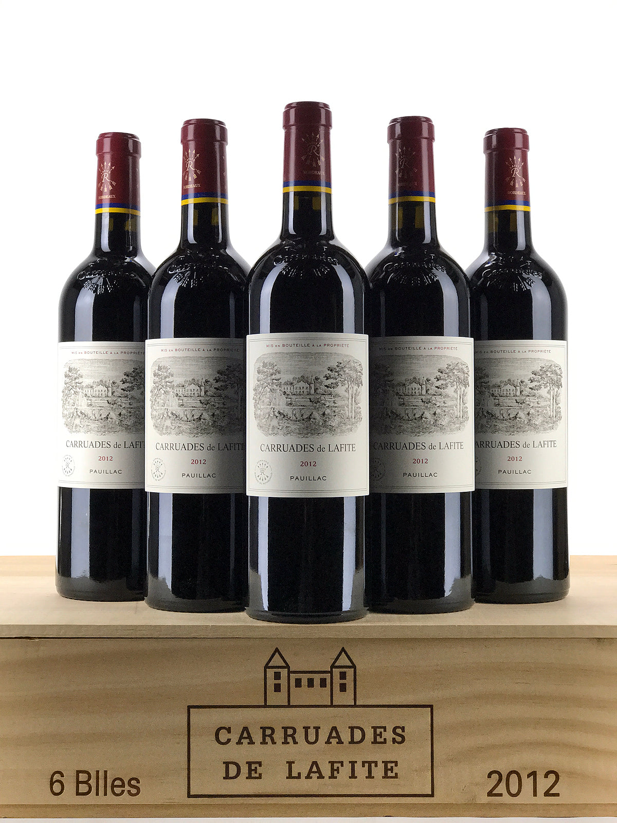 2012 Carruades de Lafite, Pauillac, Case of 6 btls