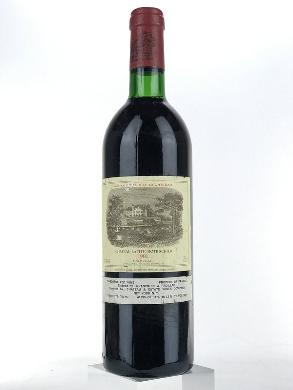 1981 Chateau Lafite Rothschild, Pauillac, Bottle (750ml),  [Top Shoulder, Slightly Soiled Label]