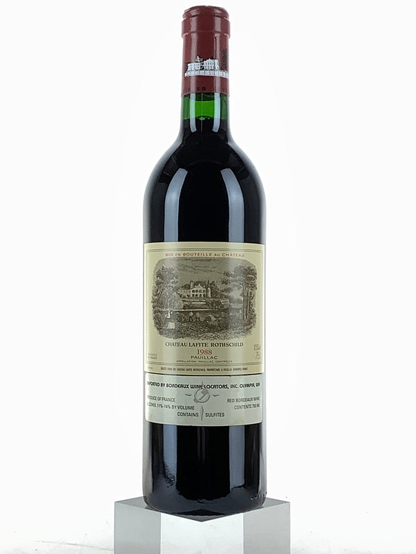 1988 Chateau Lafite Rothschild, Pauillac, Bottle (750ml)