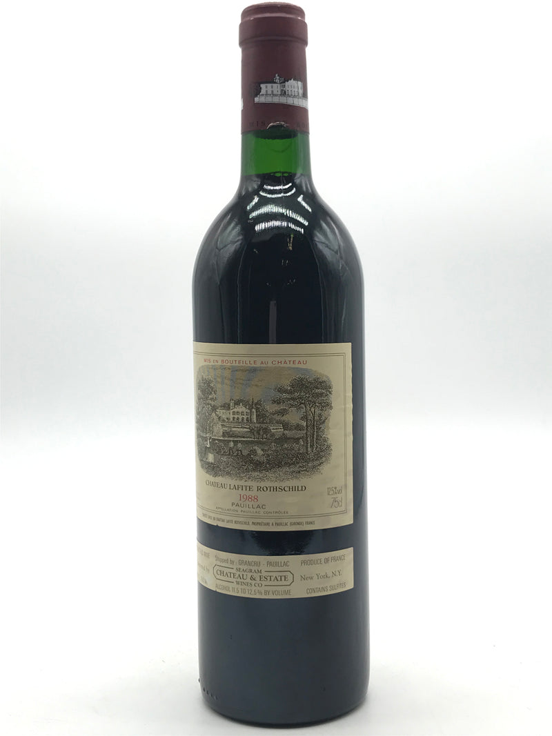 1988 Chateau Lafite Rothschild, Pauillac, Bottle (750ml)  [Very Slight Tissue Stained Label]