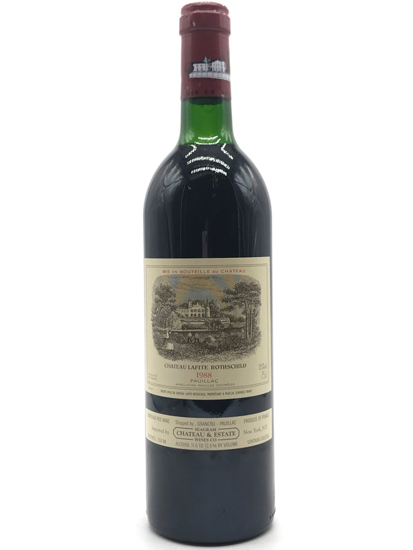 1988 Chateau Lafite Rothschild, Premier Cru Classe, Pauillac, Bottle (750ml)