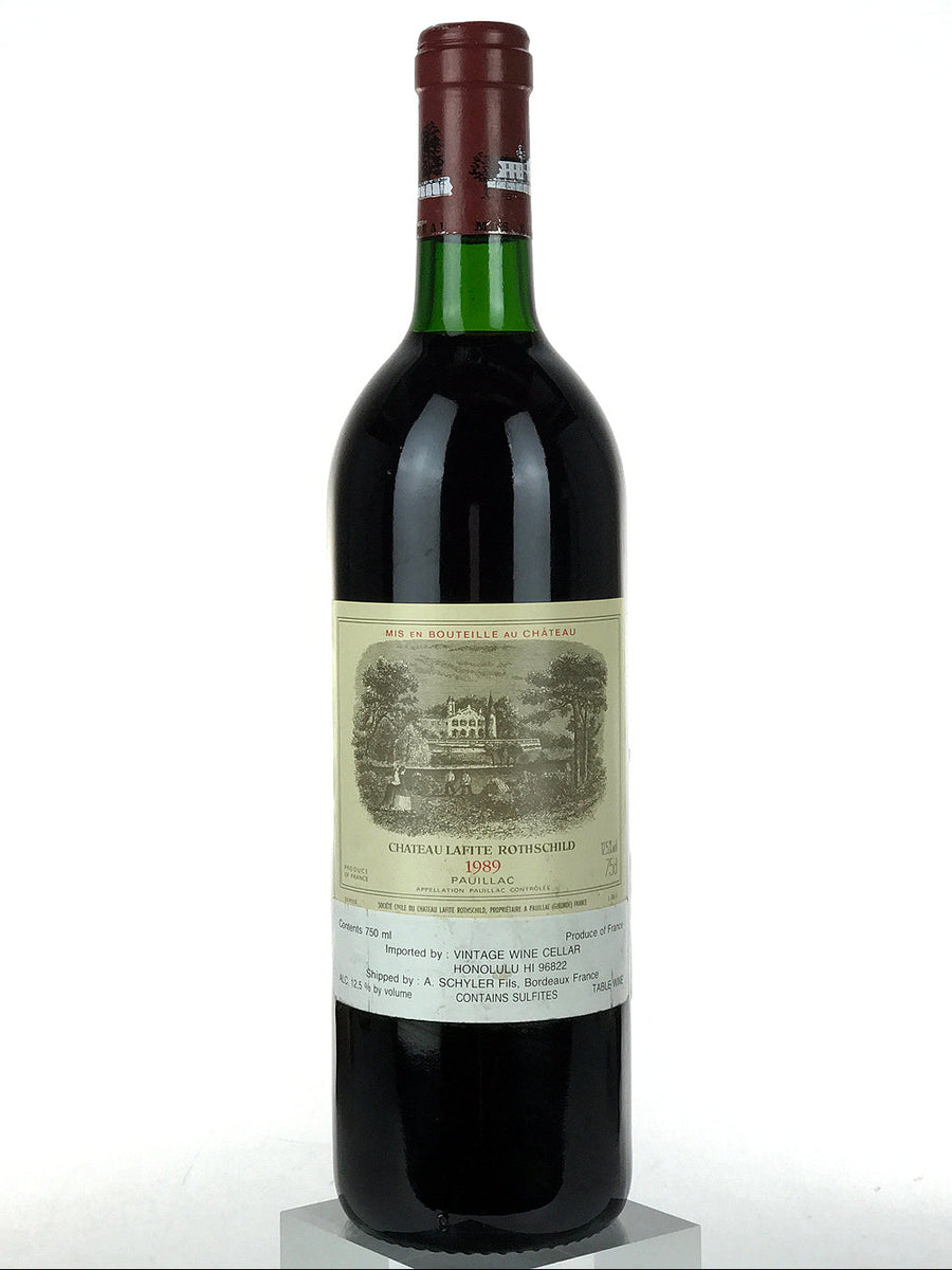 1989 Chateau Lafite Rothschild, Pauillac, Bottle (750ml)
