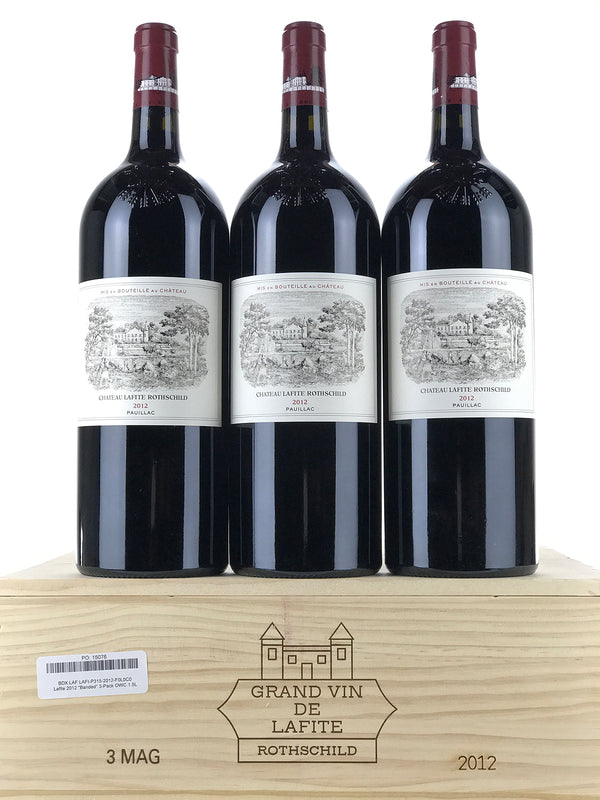 2012 Chateau Lafite Rothschild, Pauillac, Case of 3 Magnum