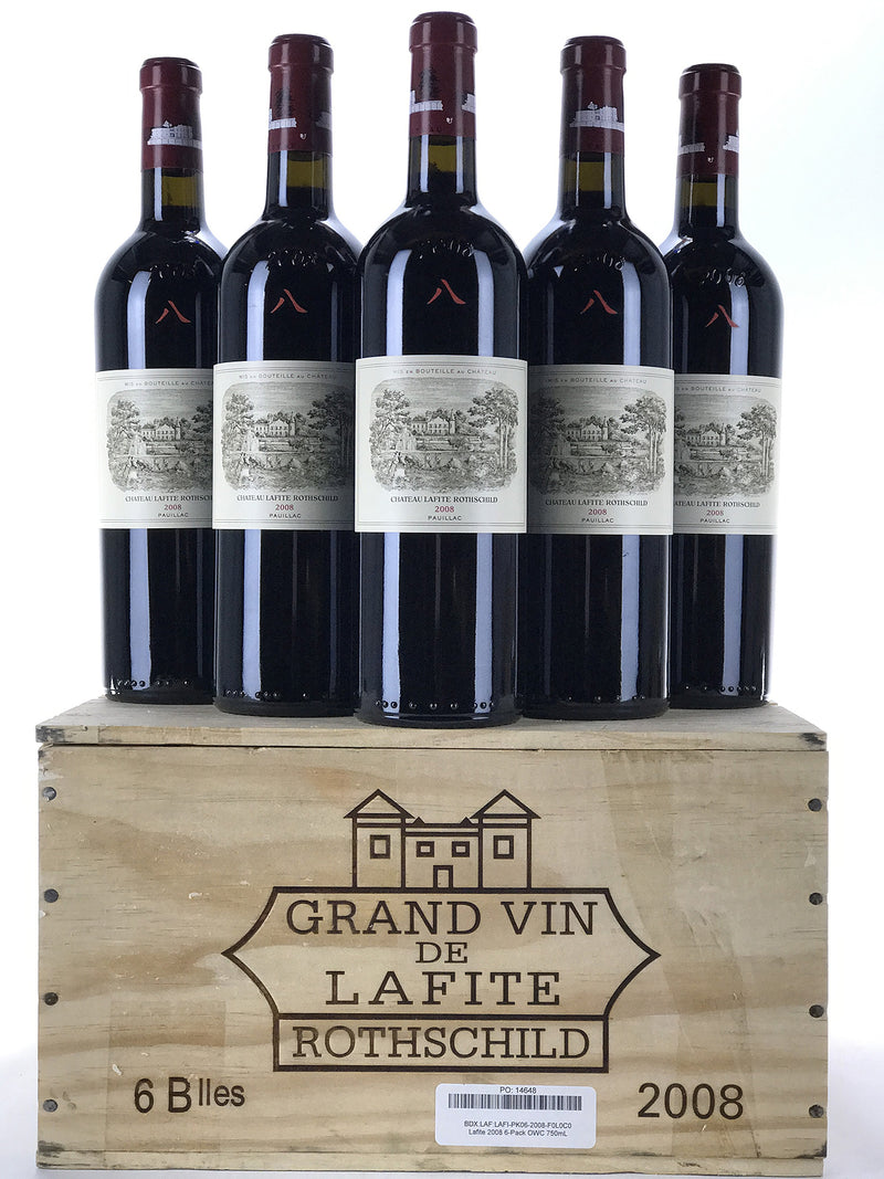 2008 Chateau Lafite Rothschild, Pauillac, Case of 6 btls, [Late Release]