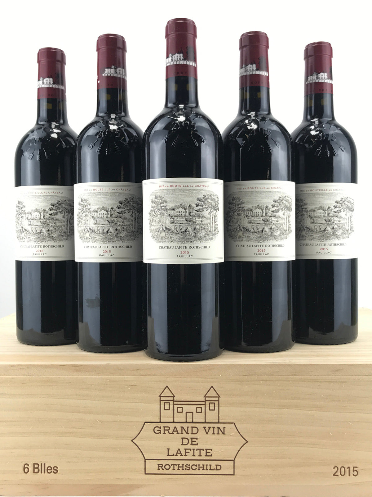 2015 Chateau Lafite Rothschild, Pauillac, Case of 6 btls, [Banded]