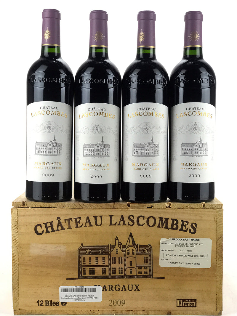 2009 Chateau Lascombes, Margaux, Case of 12 btls
