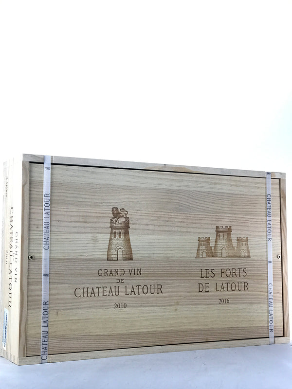 2010 / 2016 Chateau Latour Assortment Case, Paulliac [3 ea 2010 Latour & 3 ea 2016 Les Forts de Latour, Banded - 350 Produced], Case of 6 Bottles