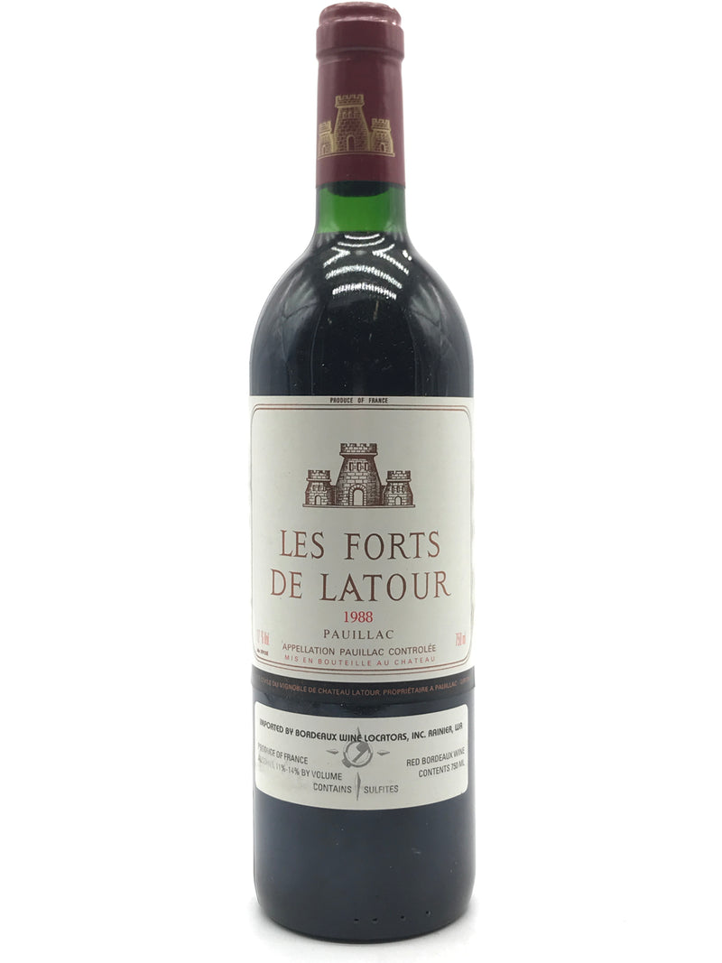 1988 Les Forts de Latour, Pauillac, Bottle (750ml)