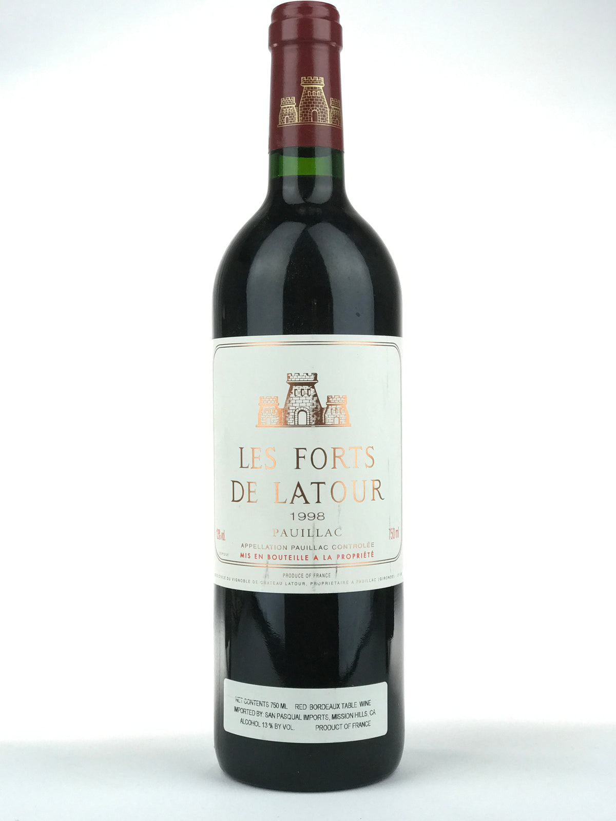 1998 Les Forts de Latour, Pauillac, Bottle (750ml)
