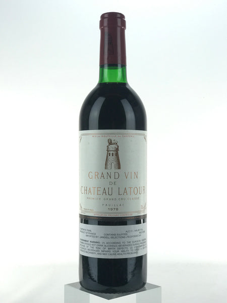 1978 Chateau Latour, Pauillac, Bottle (750ml) – Grand Cru Liquid 