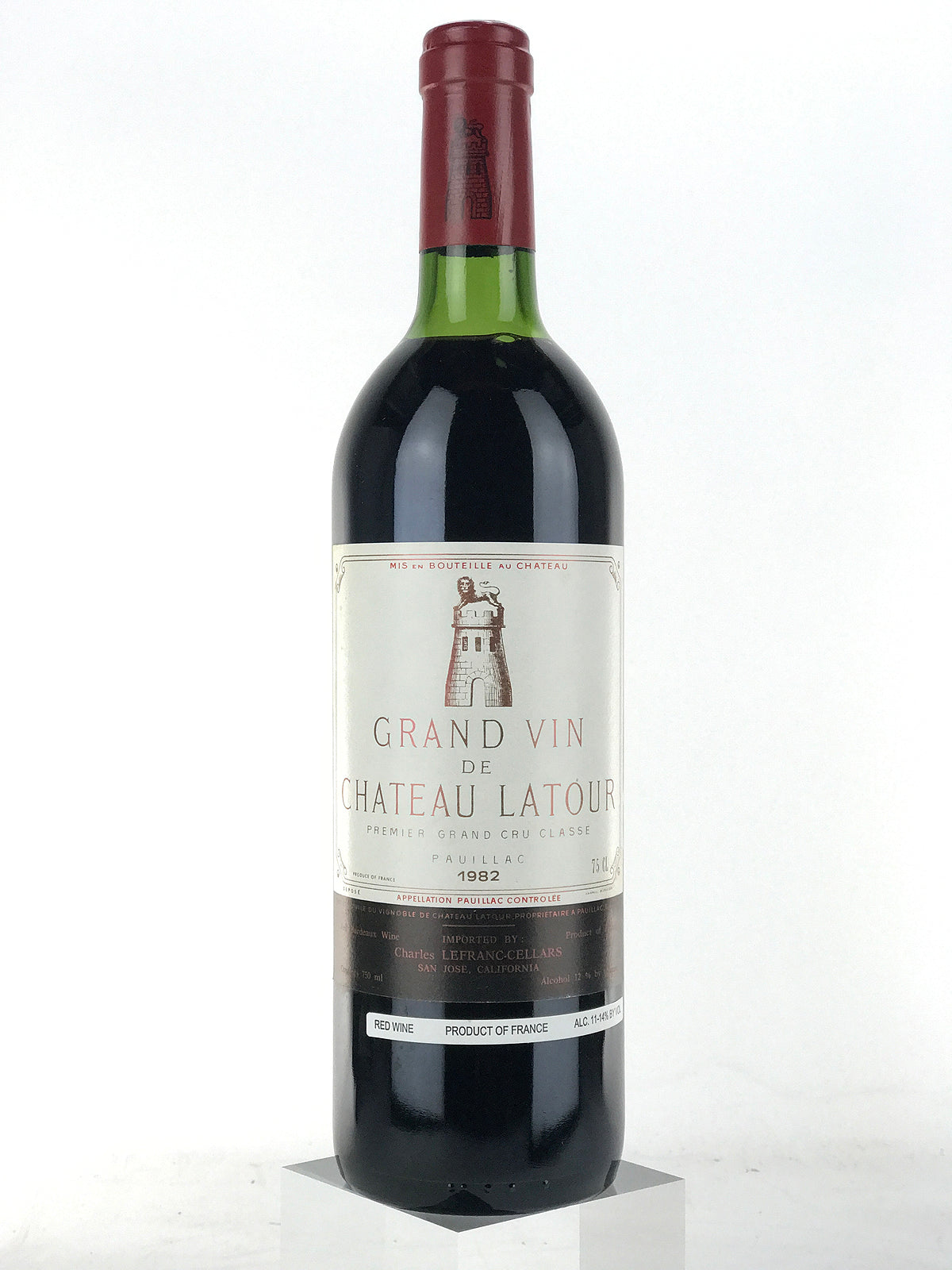 1982 Chateau Latour, Pauillac, Bottle (750ml) [High Shoulder]