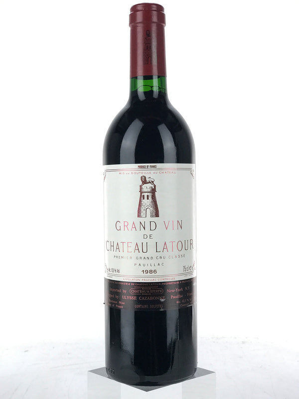 1986 Chateau Latour, Pauillac, Bottle (750ml)