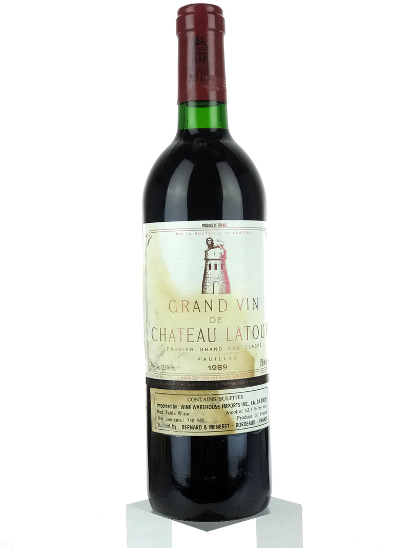 1989年 シャトー ラトゥール CHATEAU LATOUR 1989 Chateau Latour, Pauillac, Bottle (750ml) [Slightly Soiled Label]