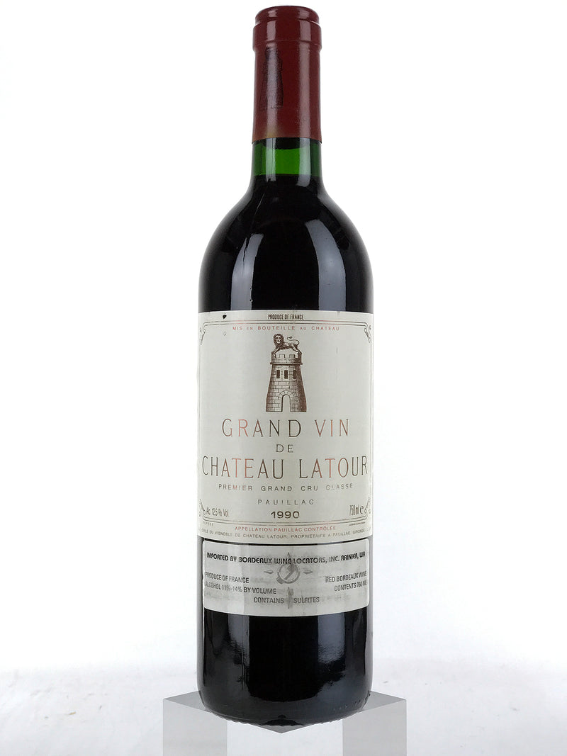 1990 Chateau Latour, Pauillac, Bottle (750ml) [Slightly Nicked Label]