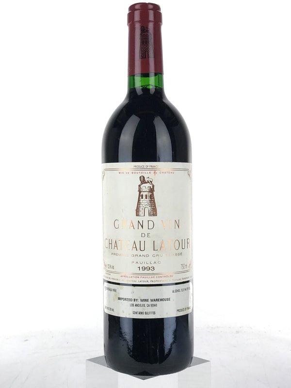 1993 Chateau Latour, Pauillac, Bottle (750ml) [Slightly Scuffed Label]
