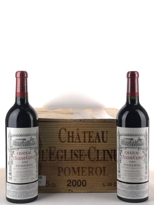 2000 Chateau L'Eglise-Clinet, Pomerol, Case of 12 btls