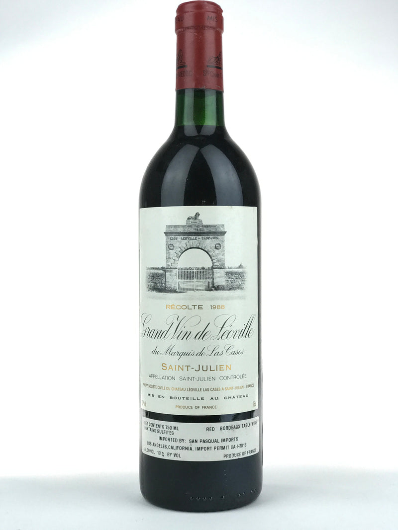 1988 Chateau Leoville-Las Cases 'Grand Vin de Leoville', Saint-Julien, Bottle (750ml)