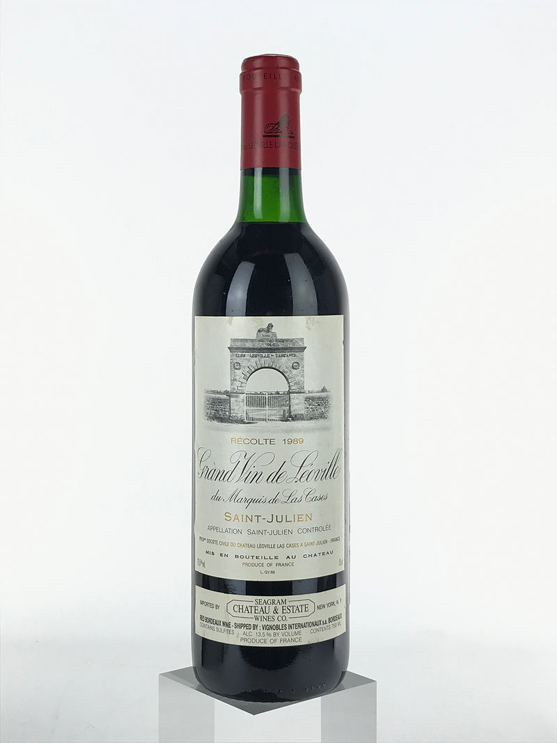 1989 Chateau Leoville-Las Cases, Grand Vin, Saint-Julien, Bottle (750ml) [Top Shoulder]