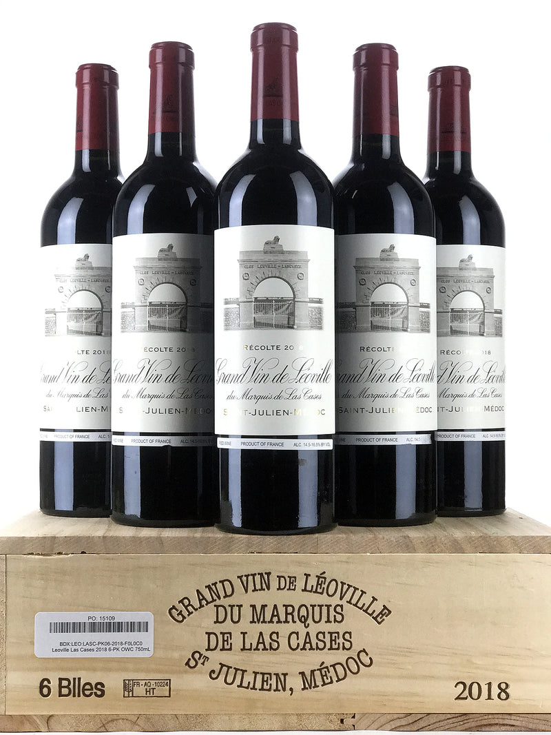 2018 Chateau Leoville-Las Cases, Grand Vin, Saint-Julien, Case of 6 btls