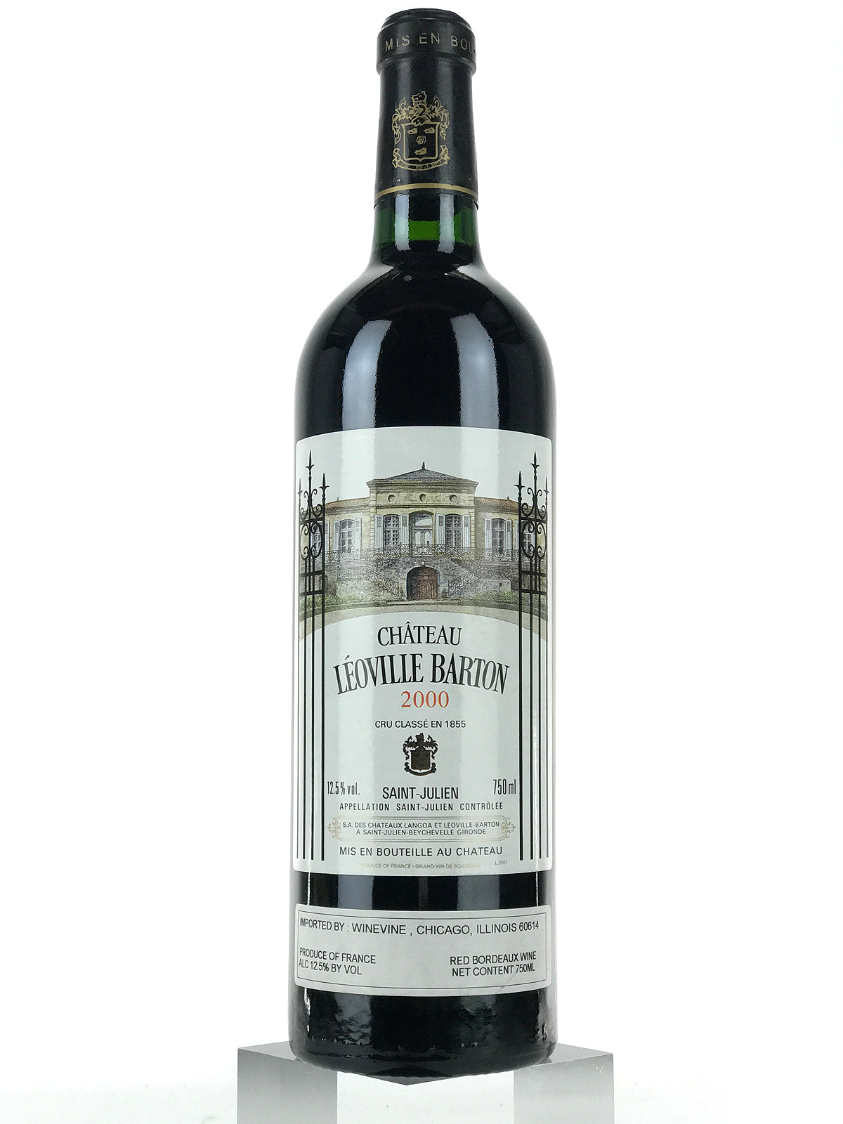 2000 Chateau Leoville Barton Saint Julien Bottle 750ml Grand Cru Liquid Assets