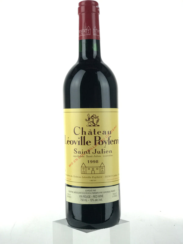 1998 Chateau Leoville Poyferre, Saint-Julien, Bottle (750ml)