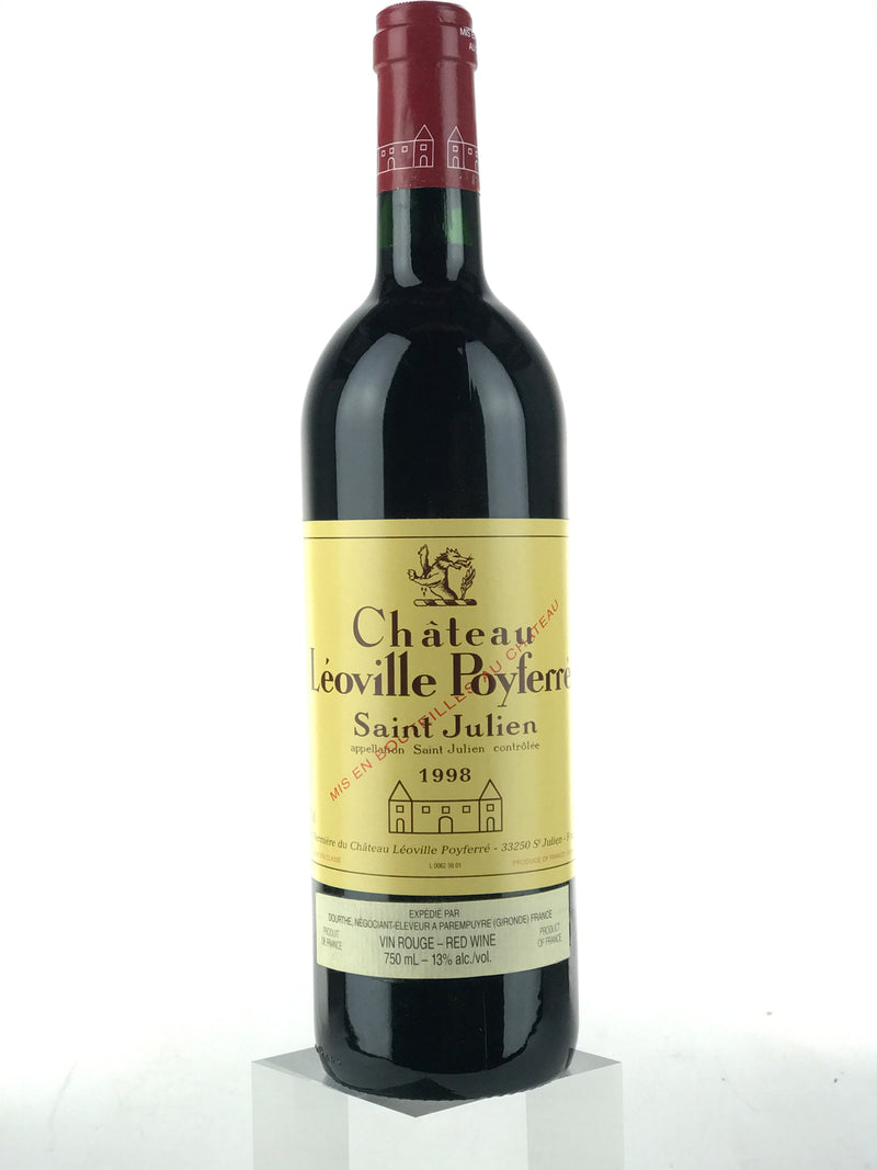 1998 Chateau Leoville Poyferre, Saint-Julien, Bottle (750ml)