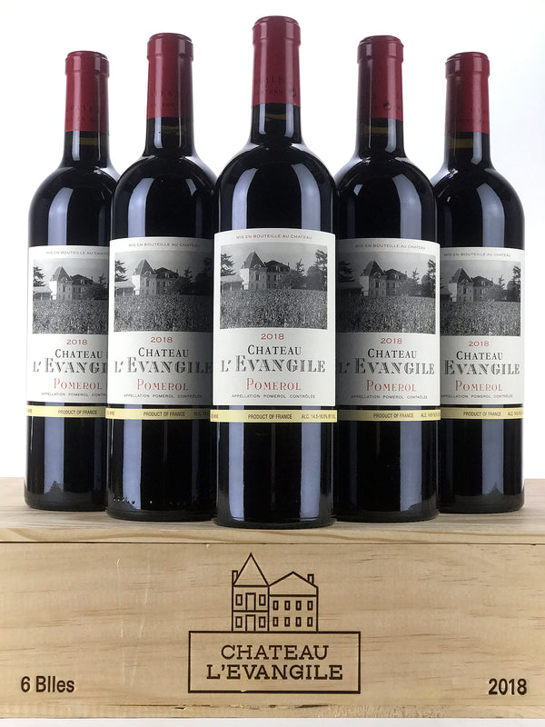 2018 Chateau L'Evangile, Pomerol, Case of 6 btls