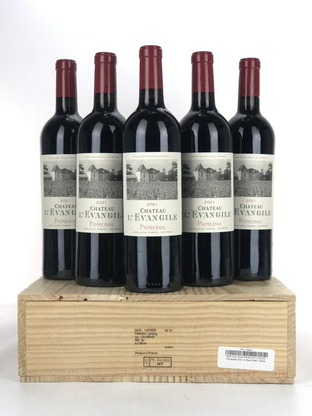 2021 Chateau L'Evangile, Pomerol, Case of 6 btls