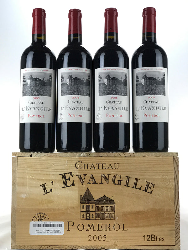 2005 Chateau L'Evangile, Pomerol, Case of 12 btls