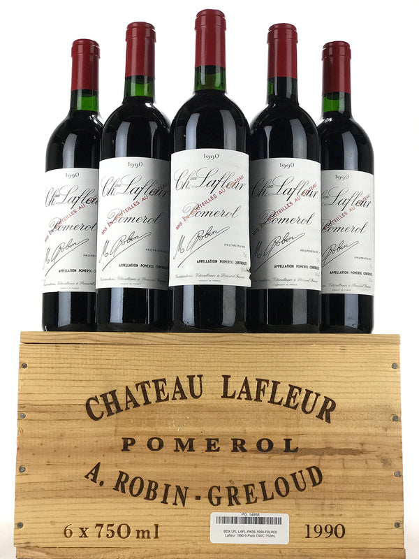 1990 Chateau Lafleur, Pomerol, Case of 6 btls