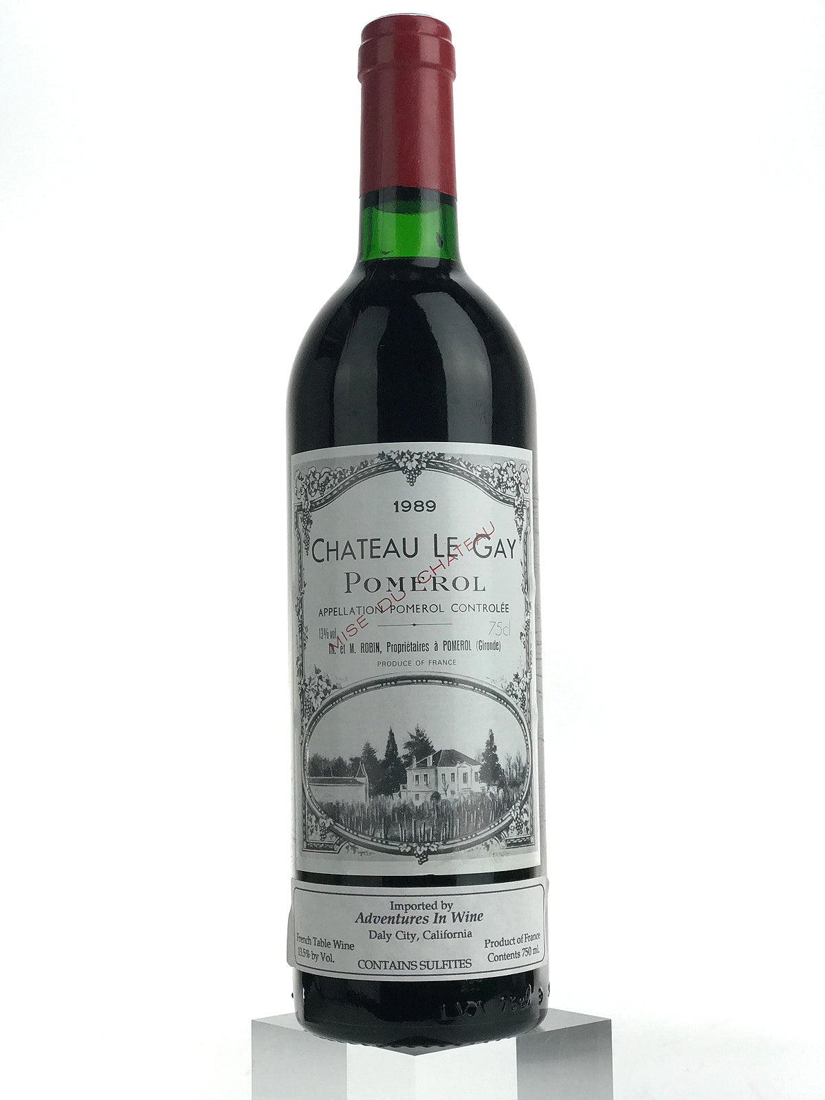 1989 Chateau Le Gay, Pomerol, Bottle (750ml) – Grand Cru Liquid Assets