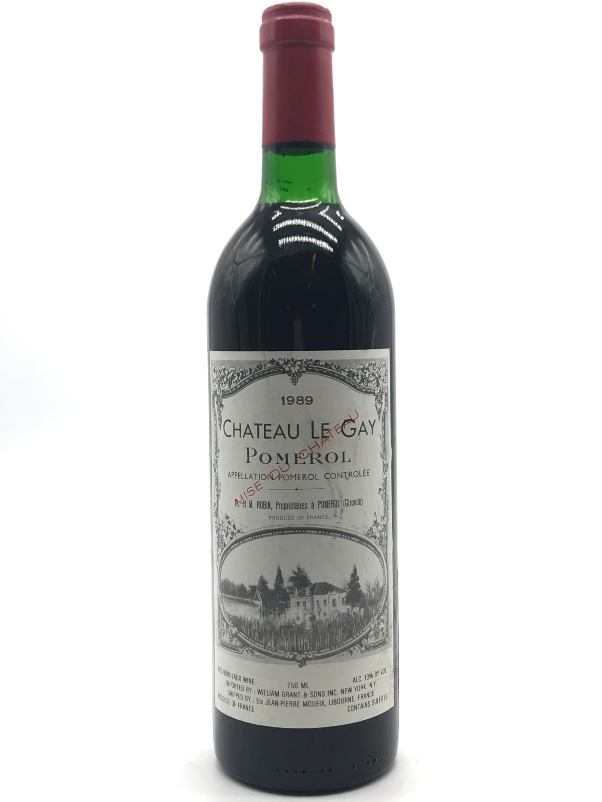 1989 Chateau Le Gay, Pomerol, Bottle (750ml) [Top Shoulder]