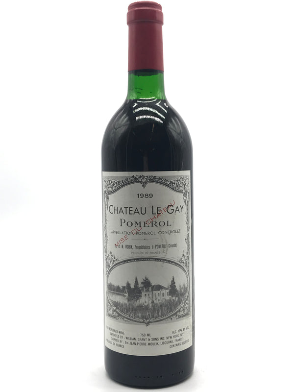 1989 Chateau Le Gay, Pomerol, Bottle (750ml) [Top Shoulder]