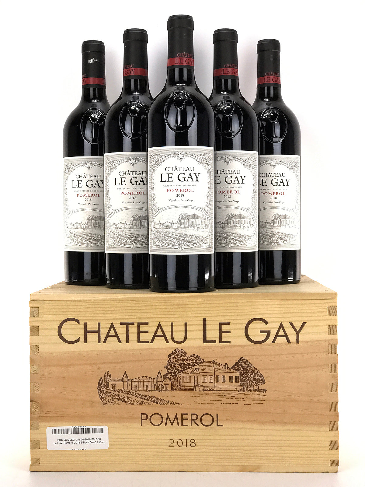 2018 Chateau Le Gay, Pomerol, Case of 6 btls