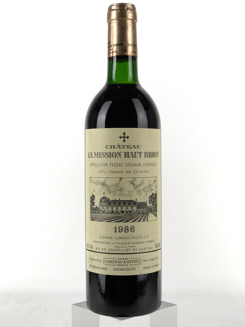 1986 Chateau La Mission Haut-Brion, Pessac-Leognan, Bottle (750ml) [Top Shoulder]