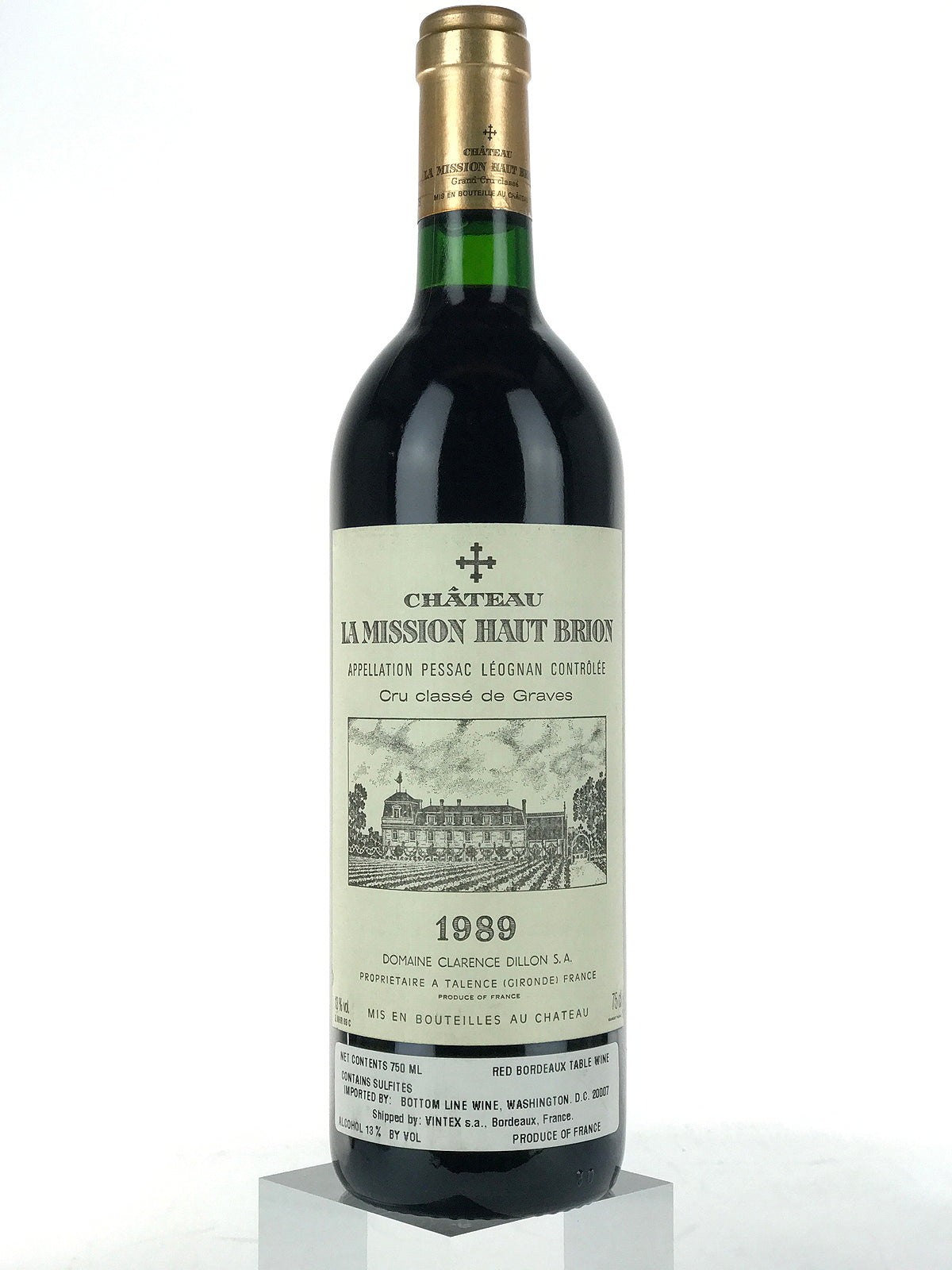 1989 Chateau La Mission Haut-Brion, Pessac-Leognan, Bottle (750ml) – Grand  Cru Liquid Assets