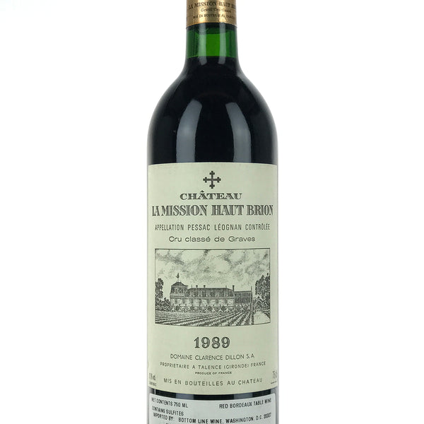 1989 Chateau La Mission Haut-Brion, Pessac-Leognan, Bottle (750ml) – Grand  Cru Liquid Assets