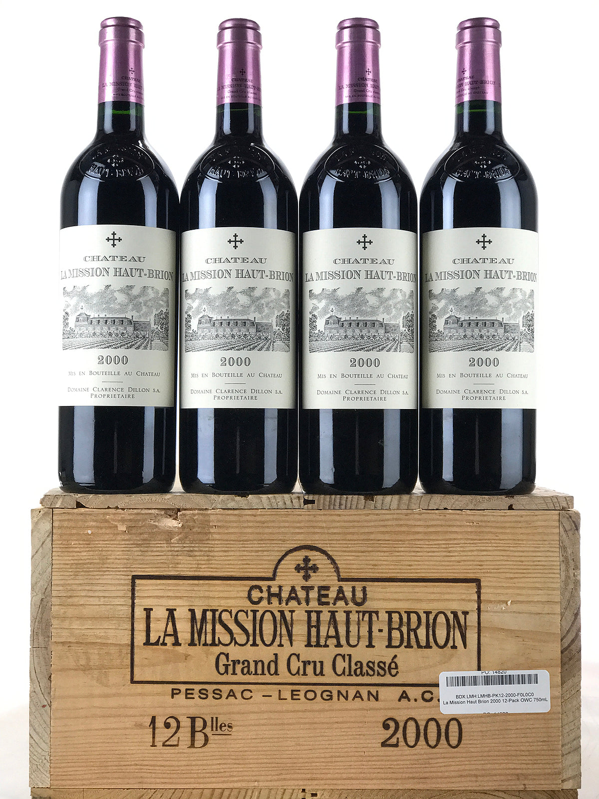 2000 Chateau La Mission Haut-Brion, Pessac-Leognan, Case of 12 btls