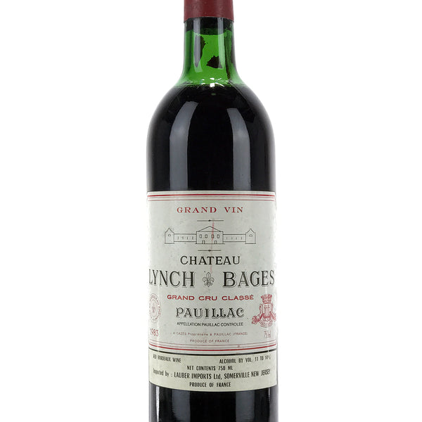 1983 Chateau Lynch-Bages, Pauillac, Bottle (750ml) [Upper Shoulder]