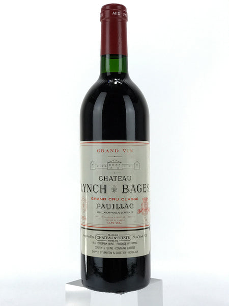 1986 Chateau Lynch-Bages, Pauillac, Bottle (750ml)