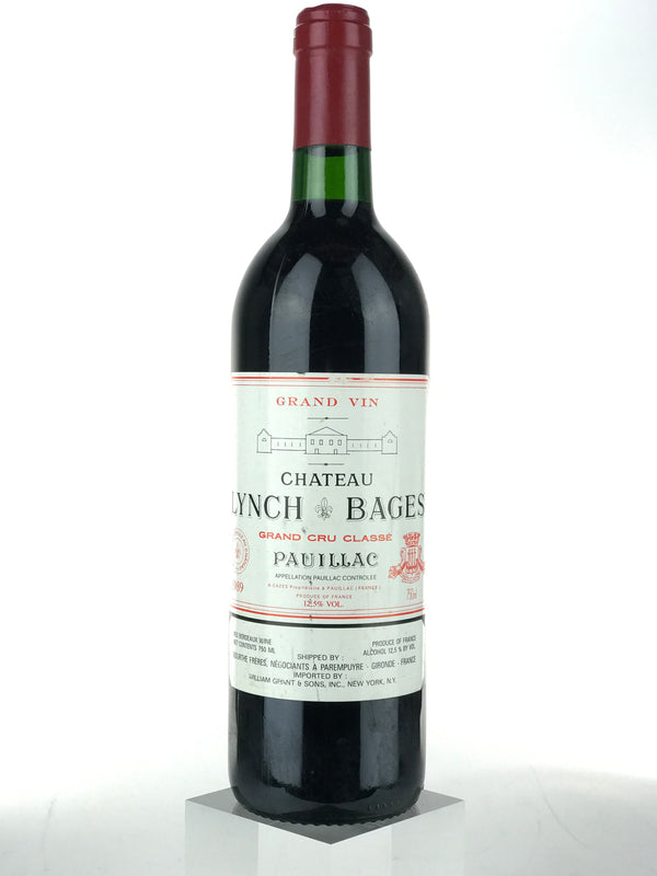1989 Chateau Lynch-Bages, Pauillac, Bottle (750ml)