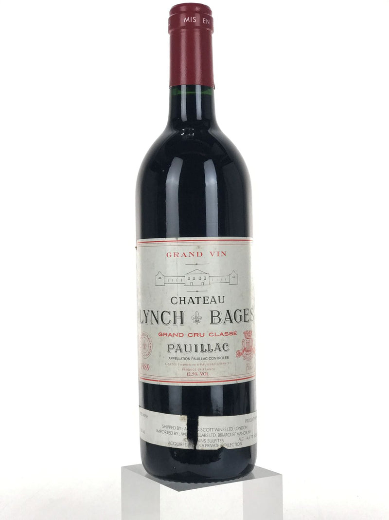 1989 Chateau Lynch-Bages, Pauillac, Bottle (750ml) [slightly scuffed l