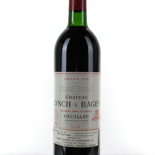 ワイン 1989 Pauillac CHATEAU LYNCH BAGES BDXLYNLYNC-0750-1989-