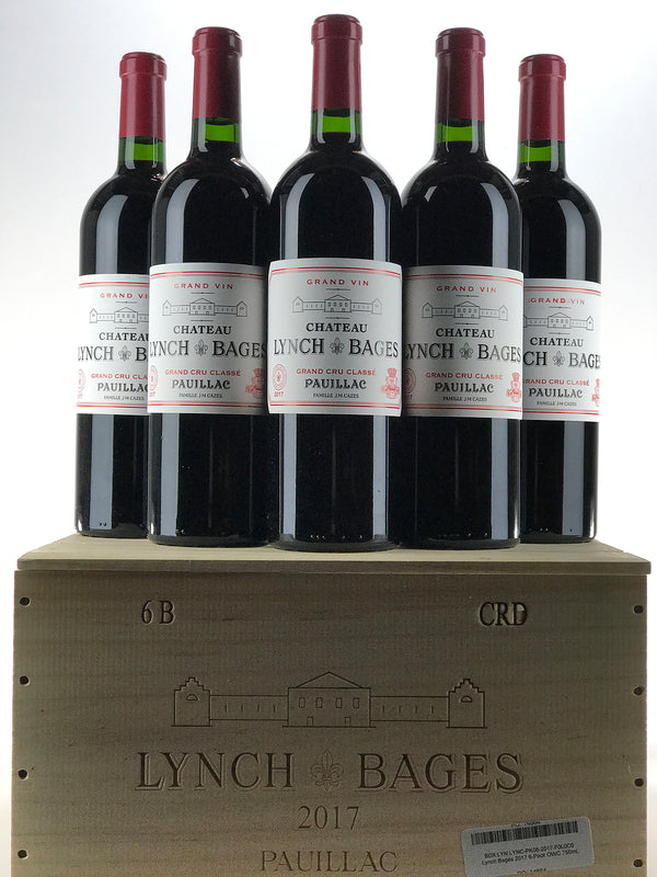 2017 Chateau Lynch-Bages, Pauillac, Case of 6 btls