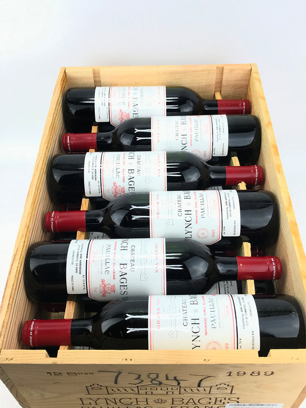 1989 Chateau Lynch-Bages, Pauillac, Case of 12 btls